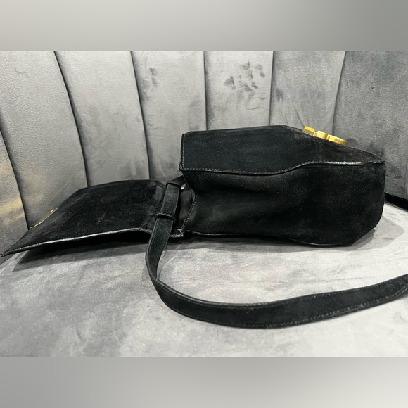 Vintage Celine Triomphe Suede Two-Way bag - Picture 7 of 17